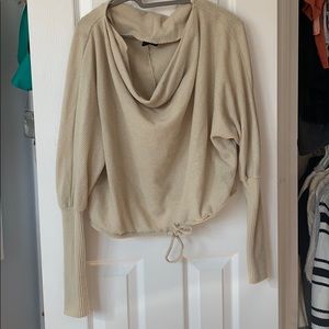 Waffle material long sleeve